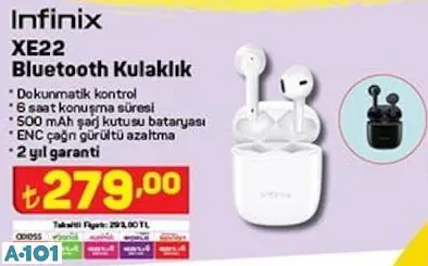 İNFİNİX XE22 BLUETOOTH KULAKLIK İNFİNİX XE22 BLUETOOTH KULAKLIK